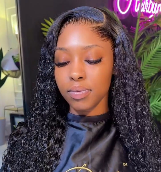 Pre-Lux PRESHAPED Natural Hairline 13x6 Lace Water Wave Wig