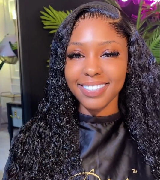 Pre-Lux PRESHAPED Natural Hairline 13x6 Lace Water Wave Wig