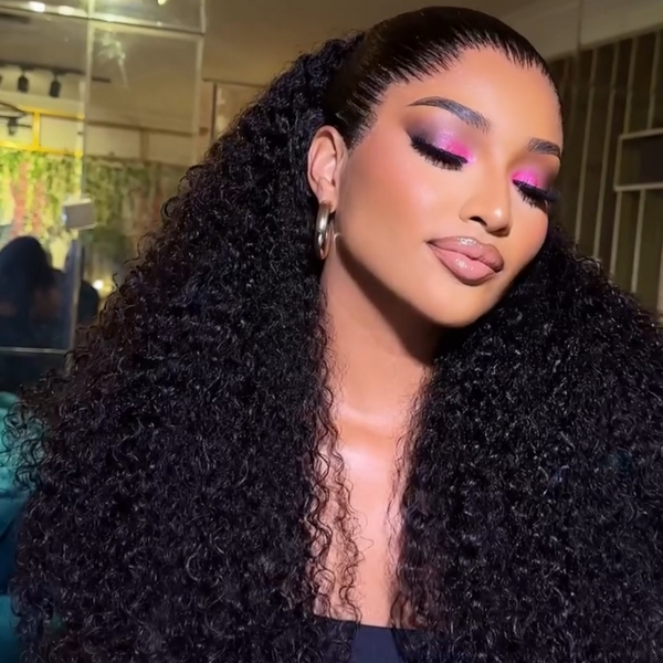 Pre-Lux PRESHAPED Natural Hairline 13x6 Lace Curly Wig