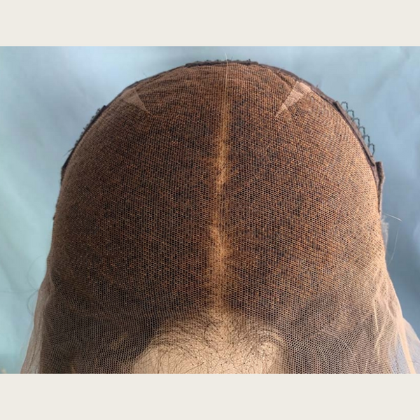 "Mini Knotless" 13x6 HD Lace New-born Edge Yaki Straight Wig