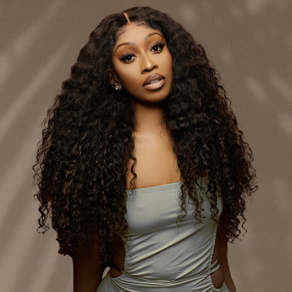 360 Transparent Lace Frontal Pre-plucked Hairline 250% Density Wig - Burmese Curls