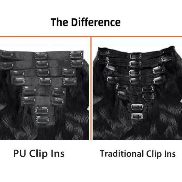 Clip In Hair Burmese Curls Wefts Set