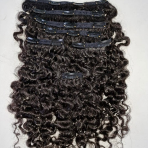 Clip In Hair Burmese Curls Wefts Set