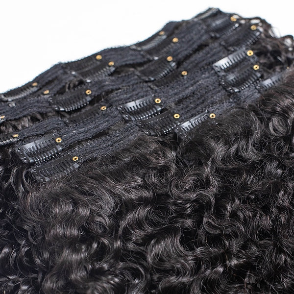 Clip In Hair Burmese Curls Wefts Set