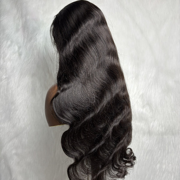New CLEAR LACE Swiss Lace LONG 13x6 Body Wave Lace Wig