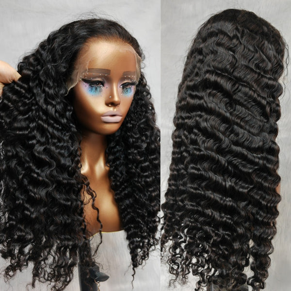5X5/13x4/13X6 HD Lace Pre-plucked Hairline 32 Inches Extra-Long Wig-Burmese Curls