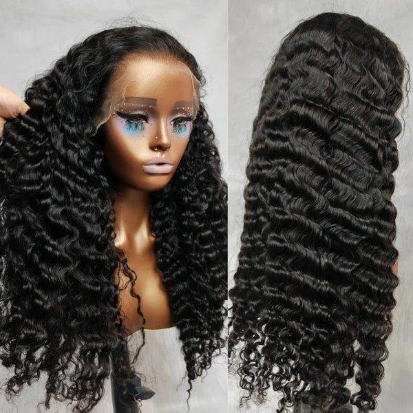 "Mini Knotless" 13x6 HD Lace Super Pre-Plucked Hairline High Density Wig - Burmese Curls