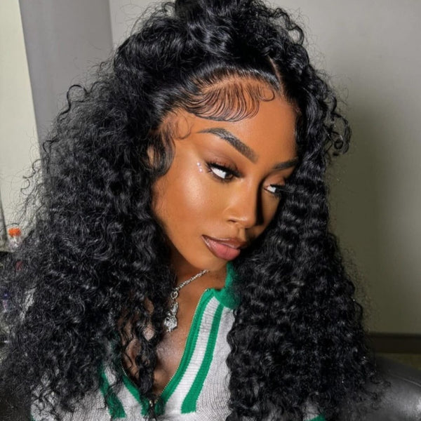 "Mini Knotless" 13x6 HD Lace Super Pre-Plucked Hairline High Density Wig - Burmese Curls