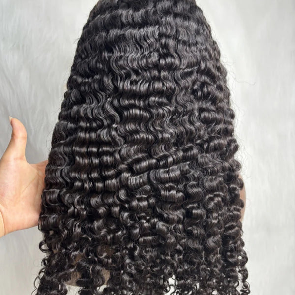 Lagos Hairline 360 Lace “Mini-Knotless” Swiss Lace With Invisible Adjustable Strap - Burmese Curls