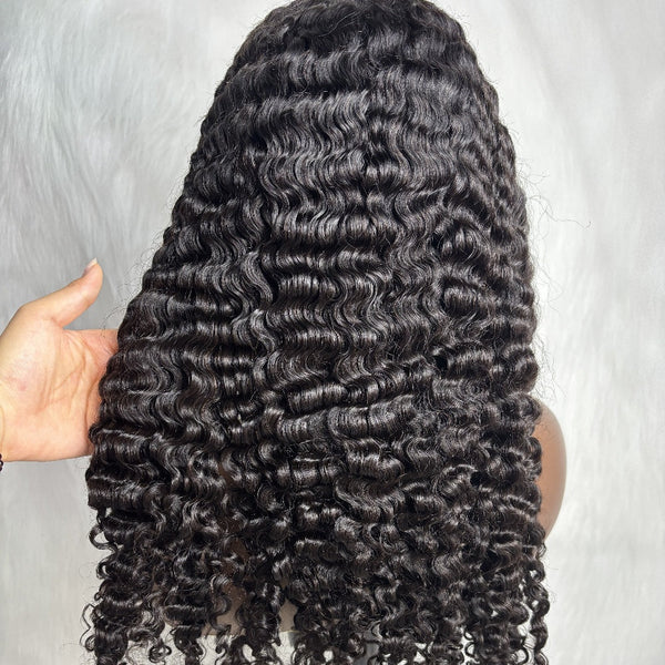 High Quality Raw Hair Lace Wig Burmese Curls