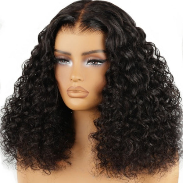UPGRATED BURMESE CURL Glueless Air Cap "Mini Knotless" 5X5/13X6 HD Lace Front Wig