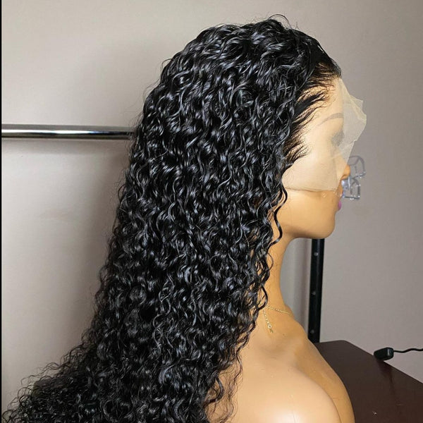 SUPER Pre-Plucked Custom Hairline Lace Wig Curly