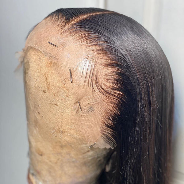 SUPER Pre-Plucked  Ombre Brown Lace Wig