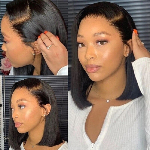 SUPER Pre-Plucked Custom Hairline Lace Bob Wig