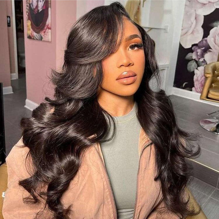 CLEAR LACE Swiss Lace LONG 13x6 Body Wave Lace Wig