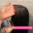 Wear & Go 6x4 Pre-Cut Swiss Lace Glueless Wig - Curly