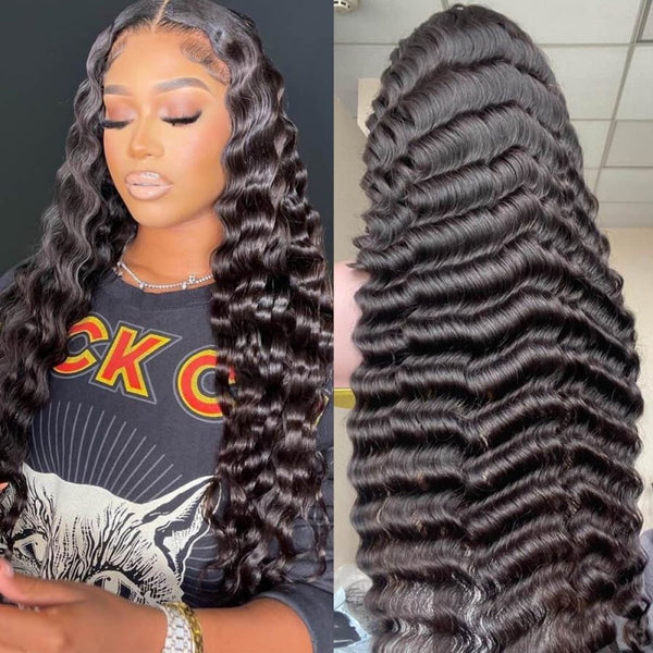 “Mini-Knotless” 9X6 Drawstring Swiss Lace Loose Wave Wig