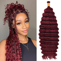 99J Color Deep Wave Bulk Hair Bundles