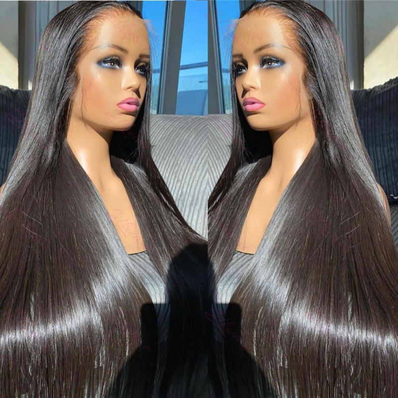 13X6 Lace Front Pre-plucked Hairline 250% Density Wig - Straight