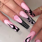 French Flame Nail