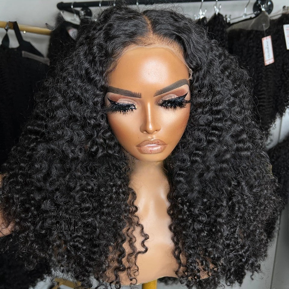 "Mini Knotless" 13X6 HD Lace Front 250% Density Wig - Burmese Curls BOB