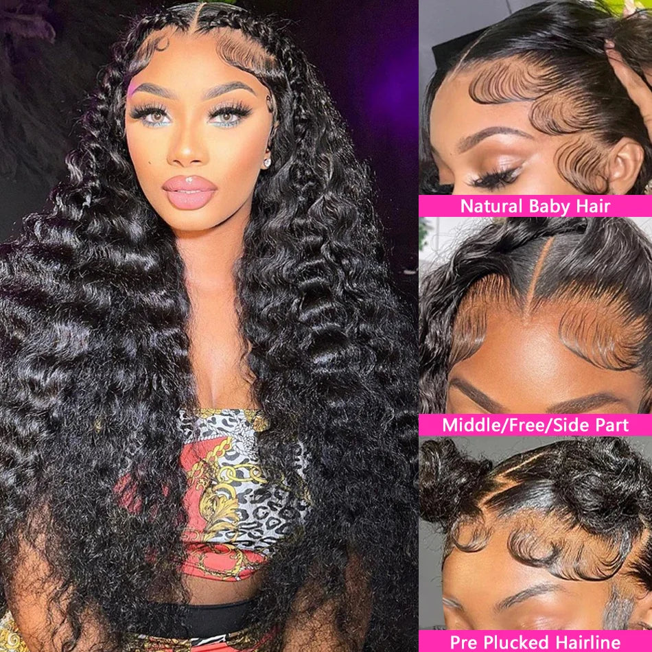 13X6 Lace Front Pre-plucked Hairline 250% Density Wig - Loose Wave