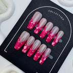 Red Lips Snowflake Nail