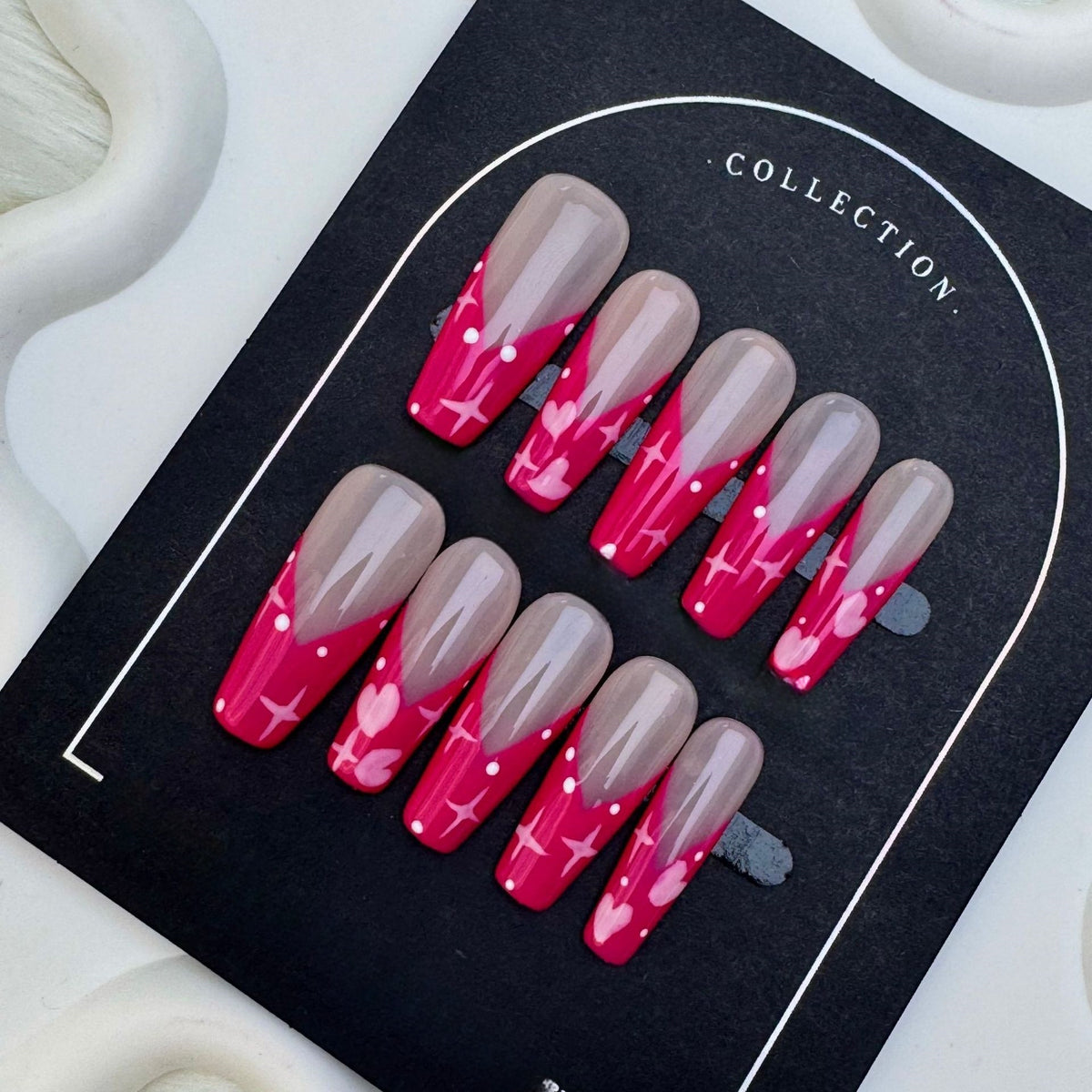 Red Lips Snowflake Nail