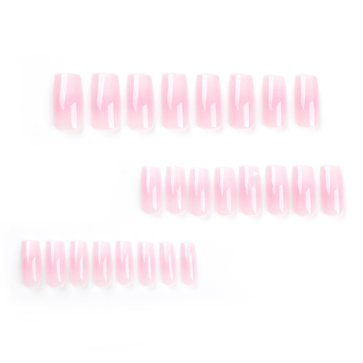 Translucent Pink Nail