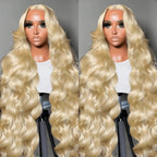 13X4/13X6 Lace Front Pre-plucked Hairline 613 Blonde 250% Density Wig - Body Wave