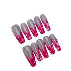 Red Lips Snowflake Nail