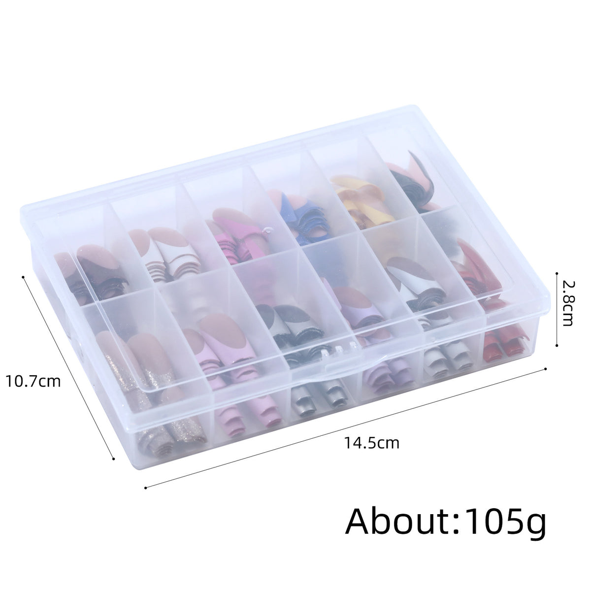 12 Color Hand and Foot Nail