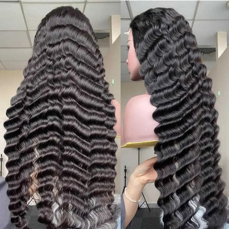 "Mini Knotless" 13x6 HD Lace Super Pre-plucked Hairline 250% Density Wig - Loose Wave