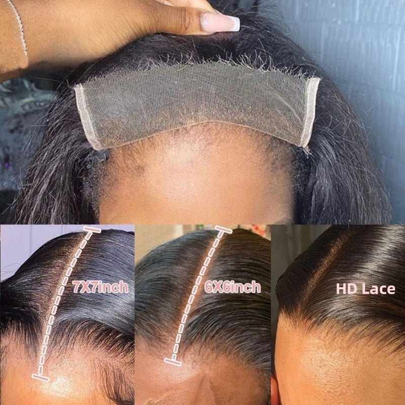 6x6/7X7 Closure HD Lace Body Wave Wig