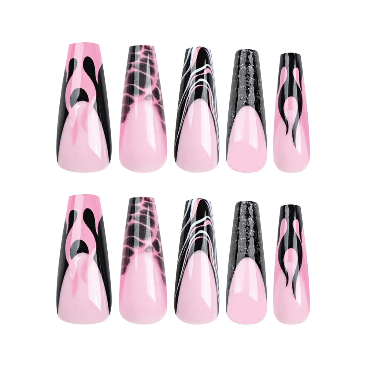 French Flame Nail