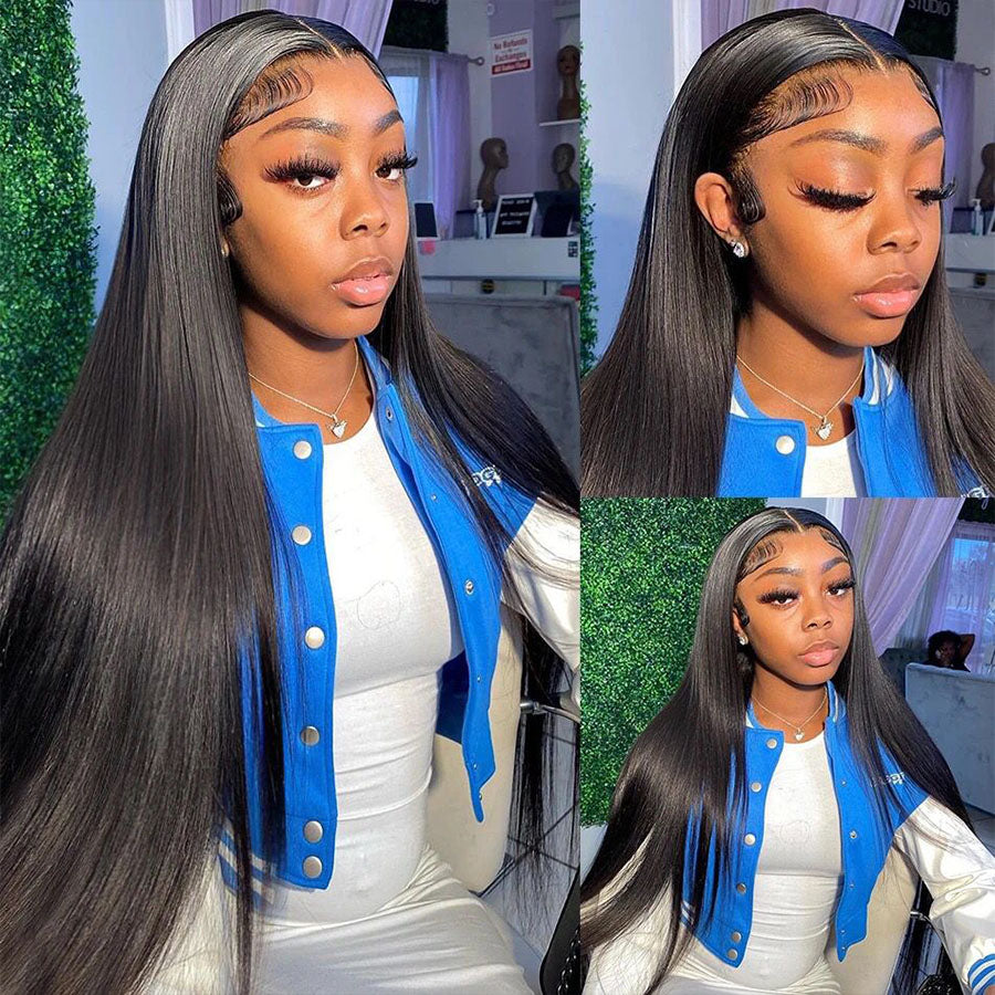 “Mini-Knotless” 9X6 Drawstring Swiss Lace Wig - Straight