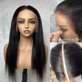 New 10x7 Max Parting Glueless Human Hair Drawstring Swiss Lace Wigs