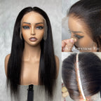 New 10x7 Max Parting Glueless Human Hair Drawstring Swiss Lace Wigs