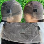 Swiss Lace Full Lace SUPER Pre-Plucked Human Hair Highlight Wig with INVISIBLE ADJUSTABLE STRAP