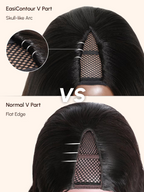 EasiContour V Part Glueless Body Wave Wig With New Drawstring