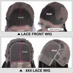 4x4/13x4 Transparent Lace Pre-plucked Short Pixie Cut Ombre Brown Human Hair Wig