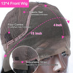 Brown Blonde Ombre Straight Lace Frontal Wig