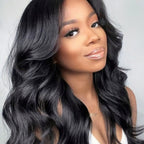 13x6 Fitted Cap Glueless HD Lace Super Pre-Plucked Custom Hairline Body Wave Wig