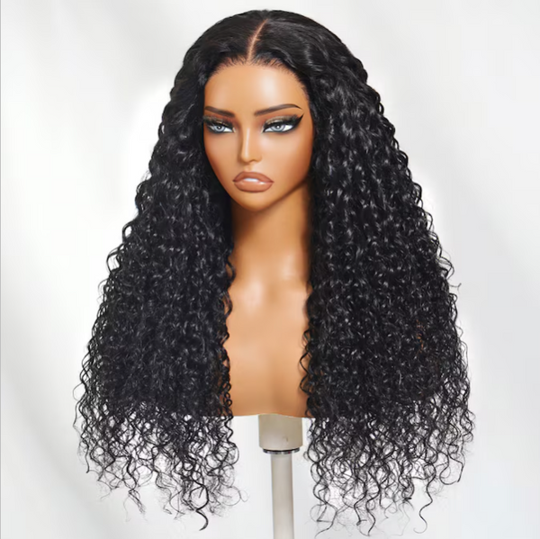 13x4/13x6 Transparent Lace Pre-plucked Jerry Curly Human Hair Wig