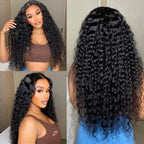 360 Transparent Lace Frontal Pre-plucked Hairline 250% Density Wig - Water Wave