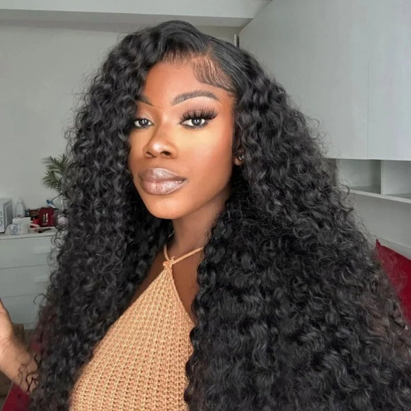 13X6 Lace Front Pre-plucked Hairline 250% Density Wig - Curly