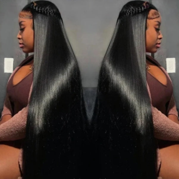 "Mini Knotless" 13x6 HD Lace Super Pre-plucked Hairline 250% Density Wig - Straight