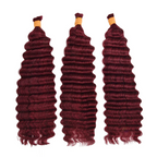 99J Color Deep Wave Bulk Hair Bundles
