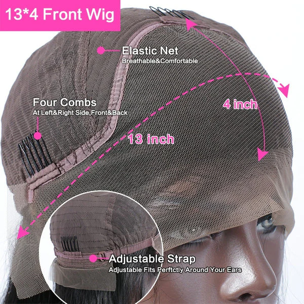 Blonde Highlight 13x4 Lace Bob Wigs
