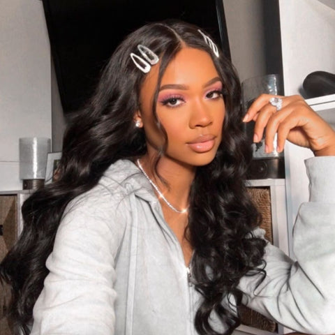 7X5 Drawstring  Pre-Cut Swiss Lace Closure Wig - Body Wave